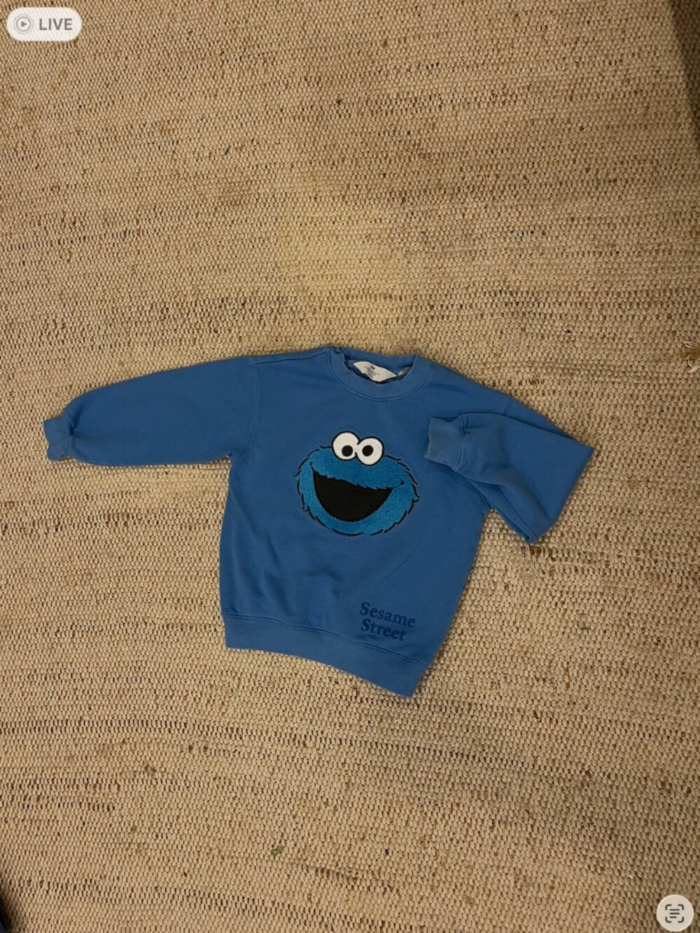 H&M Sesame Street Sweatshirt 6-7 years old